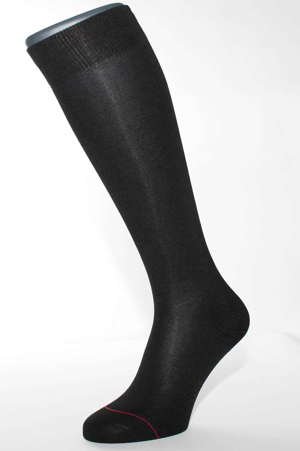high knee socks black