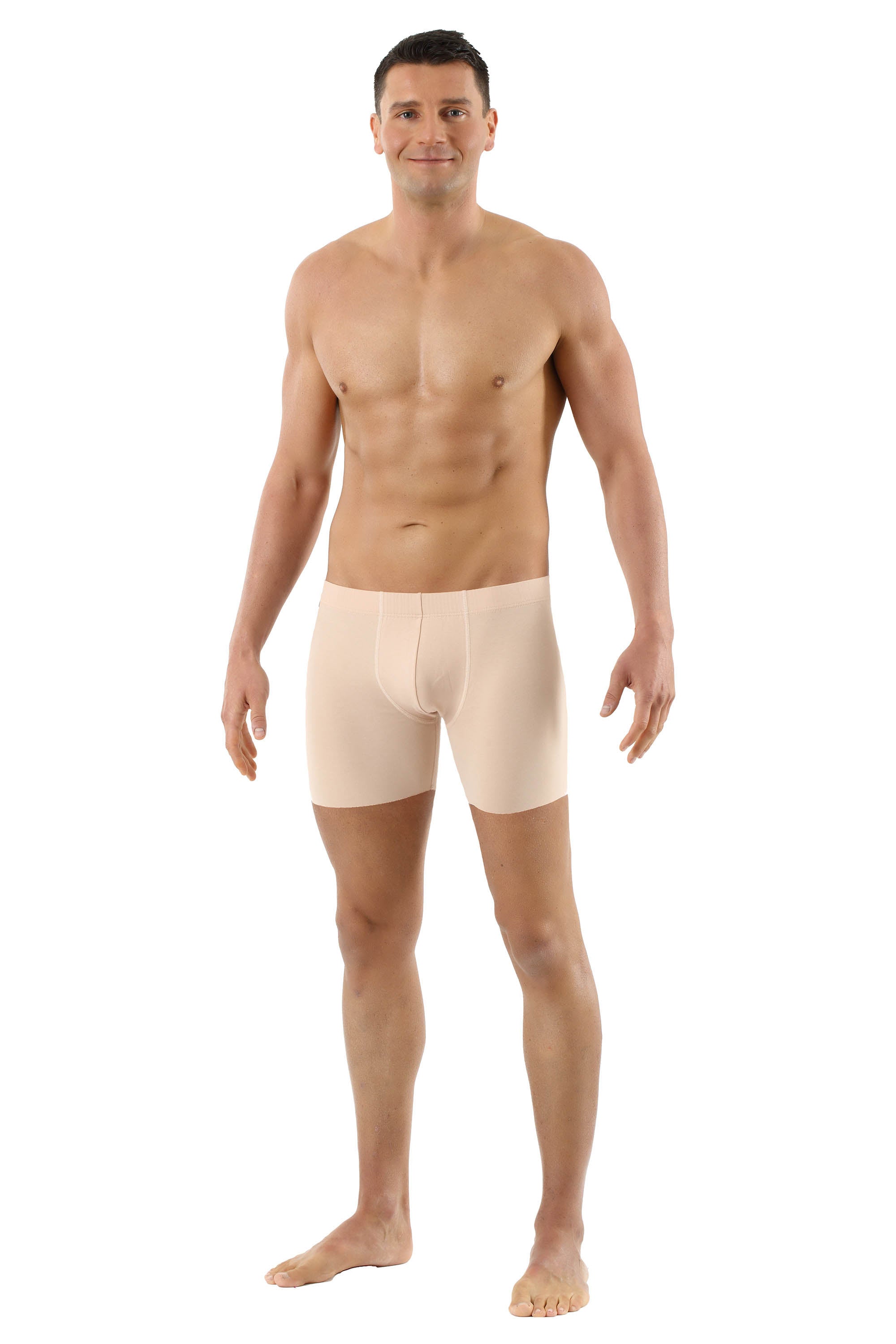 Herren Retroshorts unsichtbar Lasercut ohne Saum Clean Cut Baumwolle Elastan