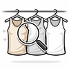 What color undershirt is invisible under a white dress shirt