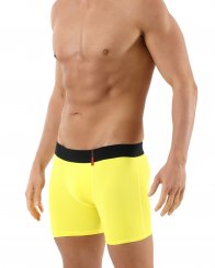 Men's boxer briefs microfiber yellow 
