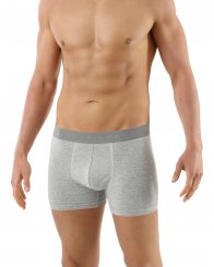 Boxer briefs antibacterial stretch cotton gray 