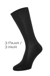 3-Pack Men’s Winter Socks with Wool – Black 