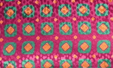 handkerchief red green blue black pink polka dot design pink and green design
