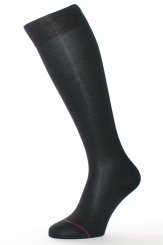 Men's knee-high socks Fil d'Ecosse black 
