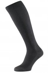 Unisex knee-high compression socks with silver fiber grey 