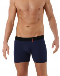 Men's boxer briefs microfiber navy-blue 