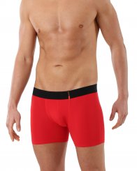 Men's boxer briefs microfiber red 