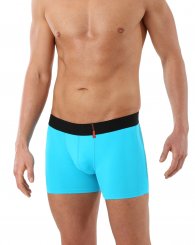 Men's boxers briefs microfiber turquoise 