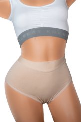3-Pack Mid-rise panty briefs stretch cotton beige 