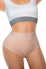 3-Pack Invisible functional cotton mid-rise panty briefs beige 