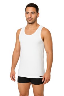 Tank top - sleeveless A-Shirt 100% organic cotton rib 