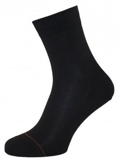 Women's cotton socks with cashmere interior black 