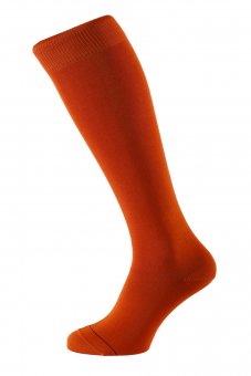 Men's knee-high socks Fil d'Ecosse orange 45-47