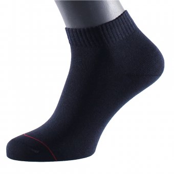 Men's ankle socks with embedded silver fiber navy-blue 45-47