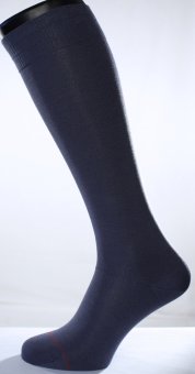 ALBERT KREUZ men's knee high socks Fil d'Ecosse steel blue 