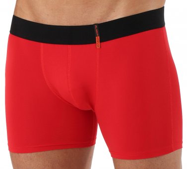 Men's boxer briefs microfiber red