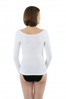 ALBERT KREUZ | Women's long sleeve undershirt with deep
