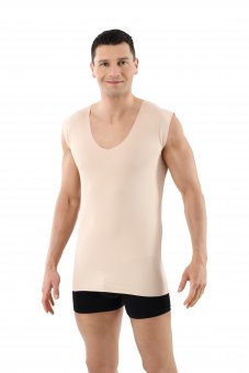 ALBERT KREUZ | Laser cut invisible seamless deep v-neck ALBERT KREUZ | Laser cut invisible seamless deep v-neck