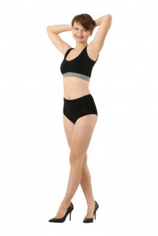 High-Waist - Organic cotton - Black