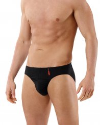 2-Pack Men's sportive briefs "Hamburg" stretch cotton black 
