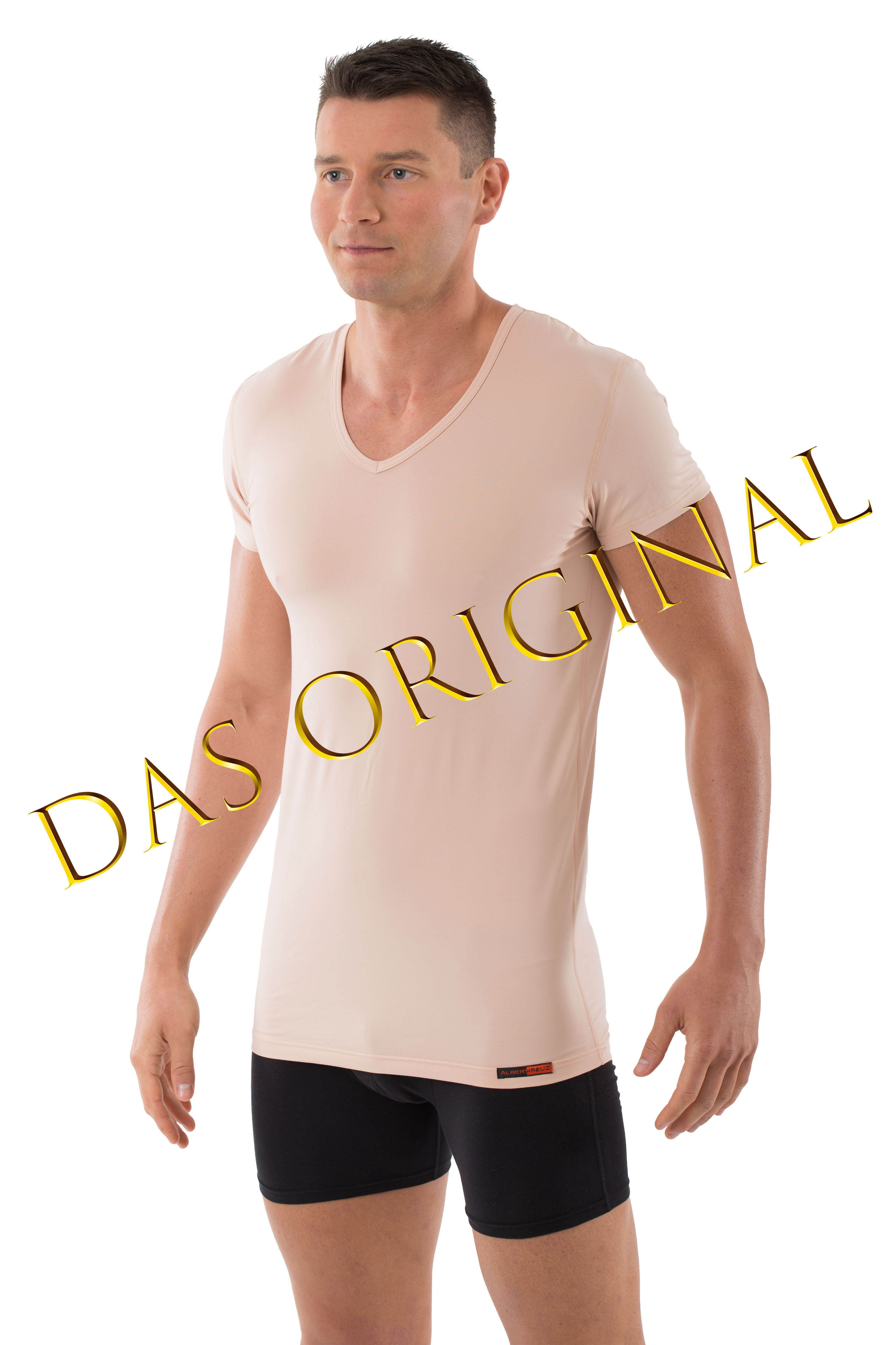 undershirt sleeves showing