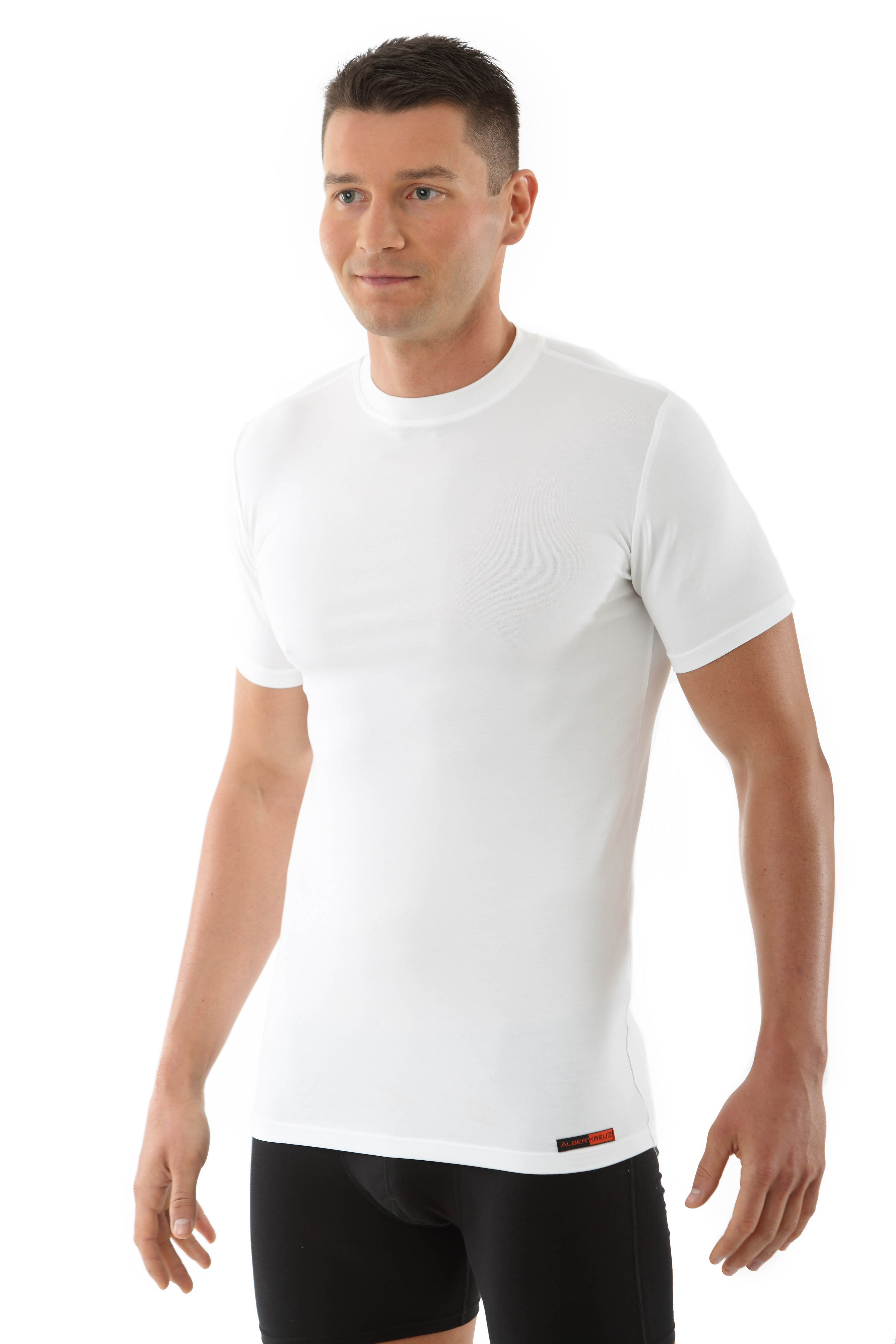 Breathable men's microfiber undershirt 