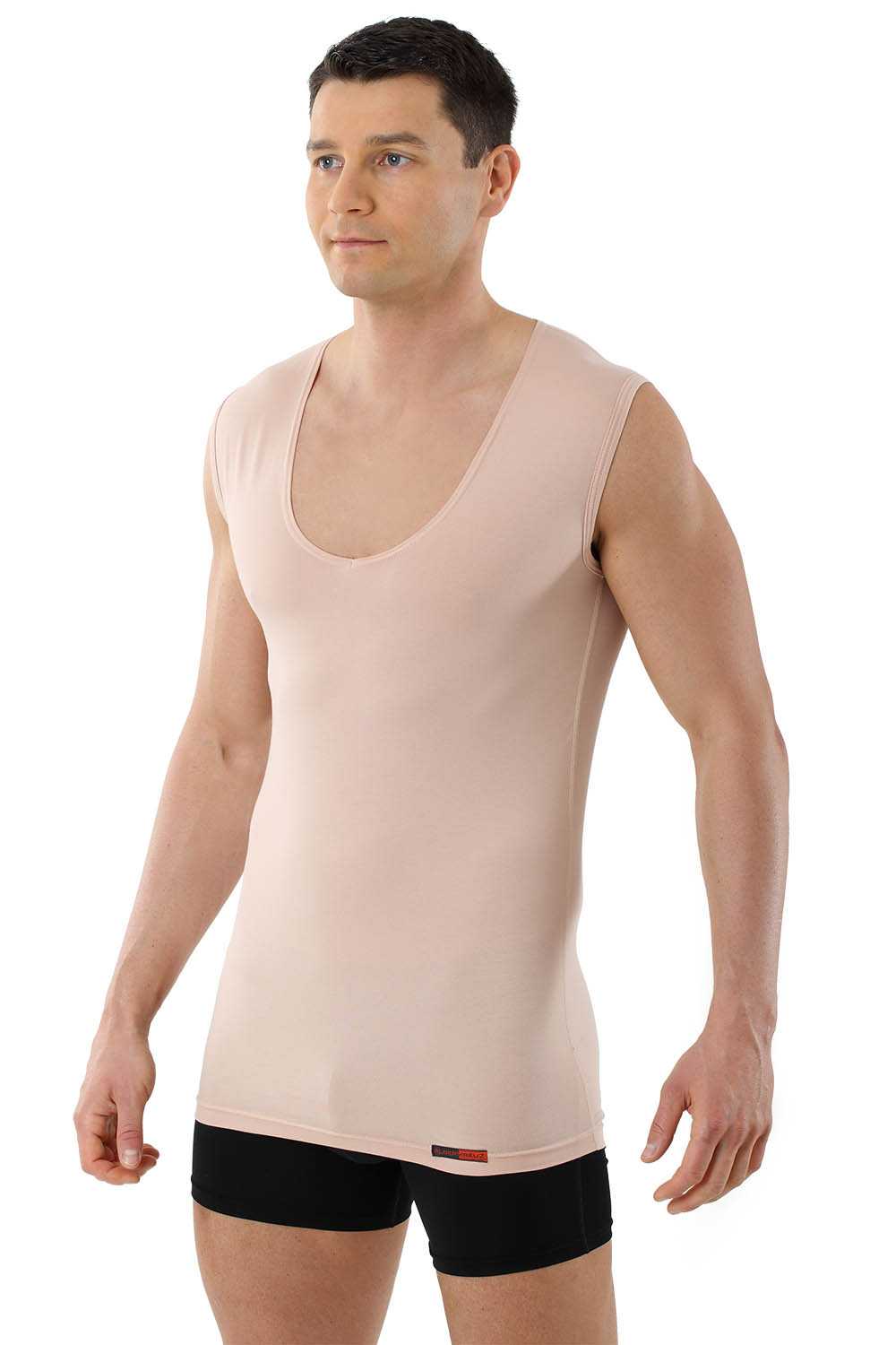 Women's Ultra Light Cotton Spandex Compression Tank. Men