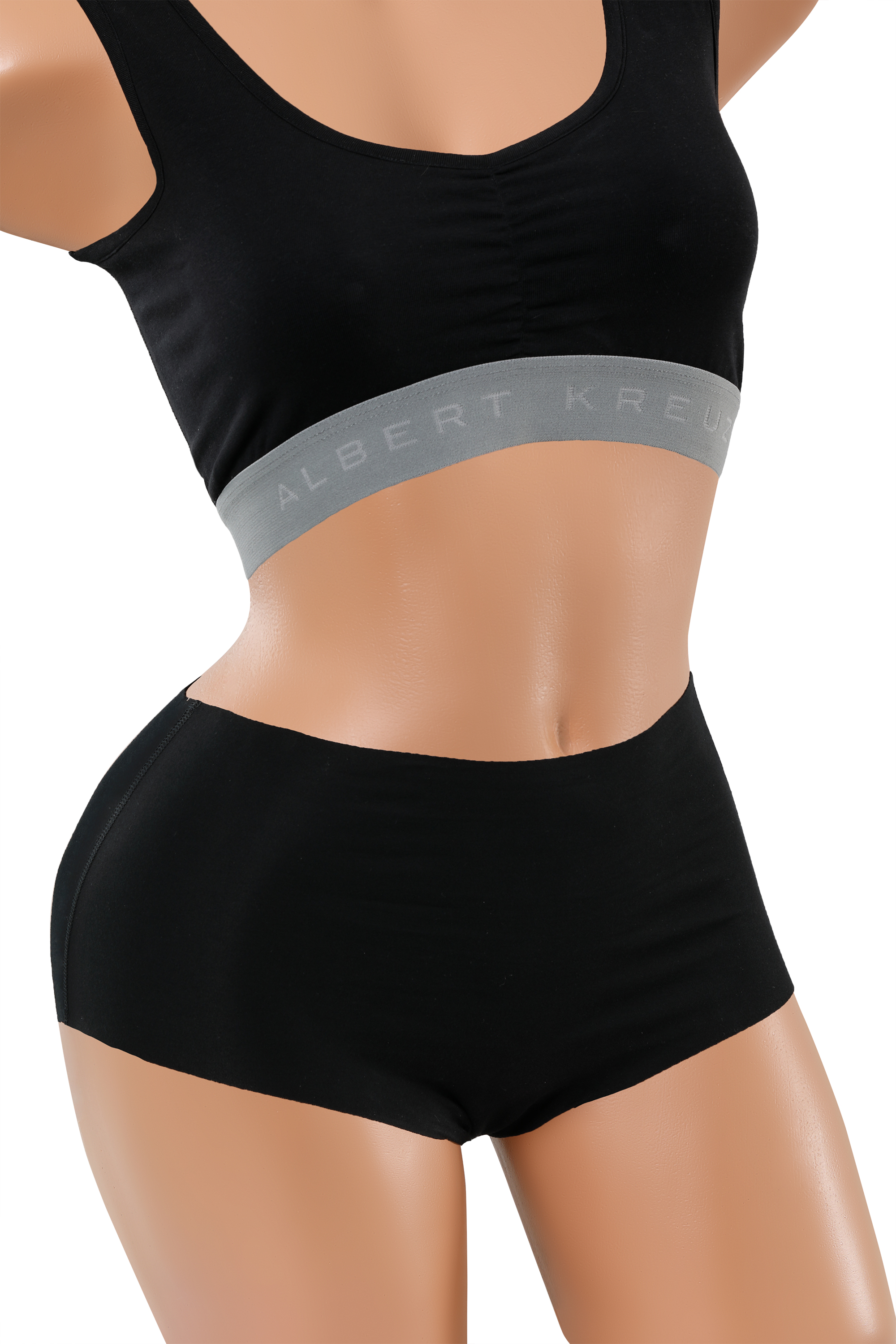 3-pack seamless high waist Briefs, Black