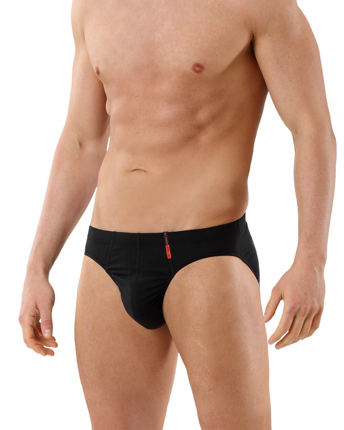 ALBERT KREUZ  2-Pack Men's sportive briefs Hamburg stretch cotton black