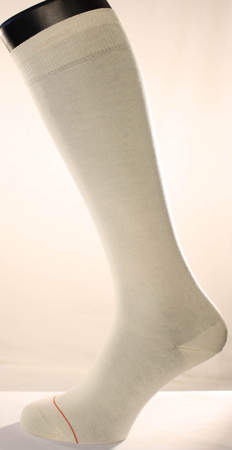 ALBERT KREUZ ALBERT KREUZ men's kneehigh socks Fil d'Ecosse champagne