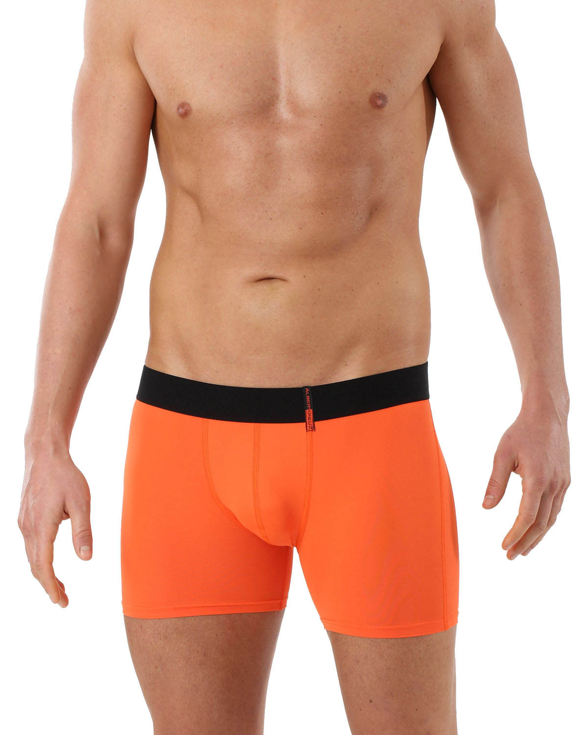 Men's boxers briefs microfiber orange
