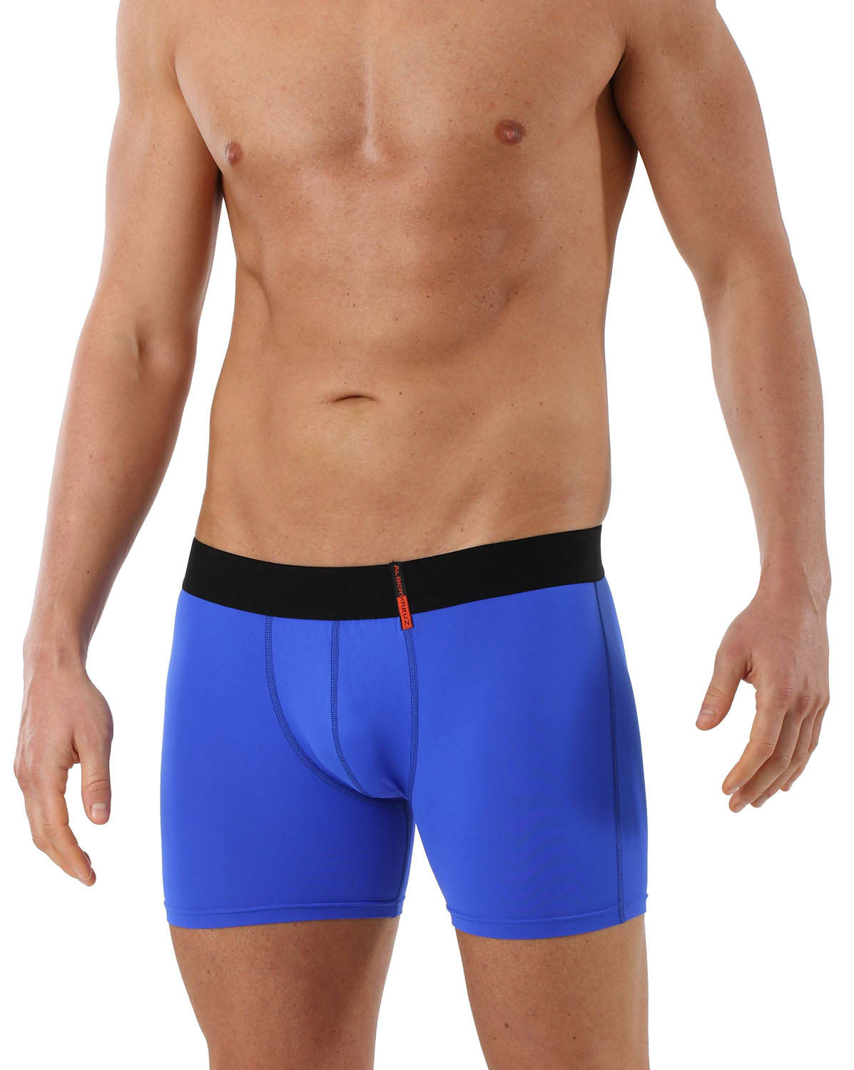 Men's boxers briefs microfiber royal blue