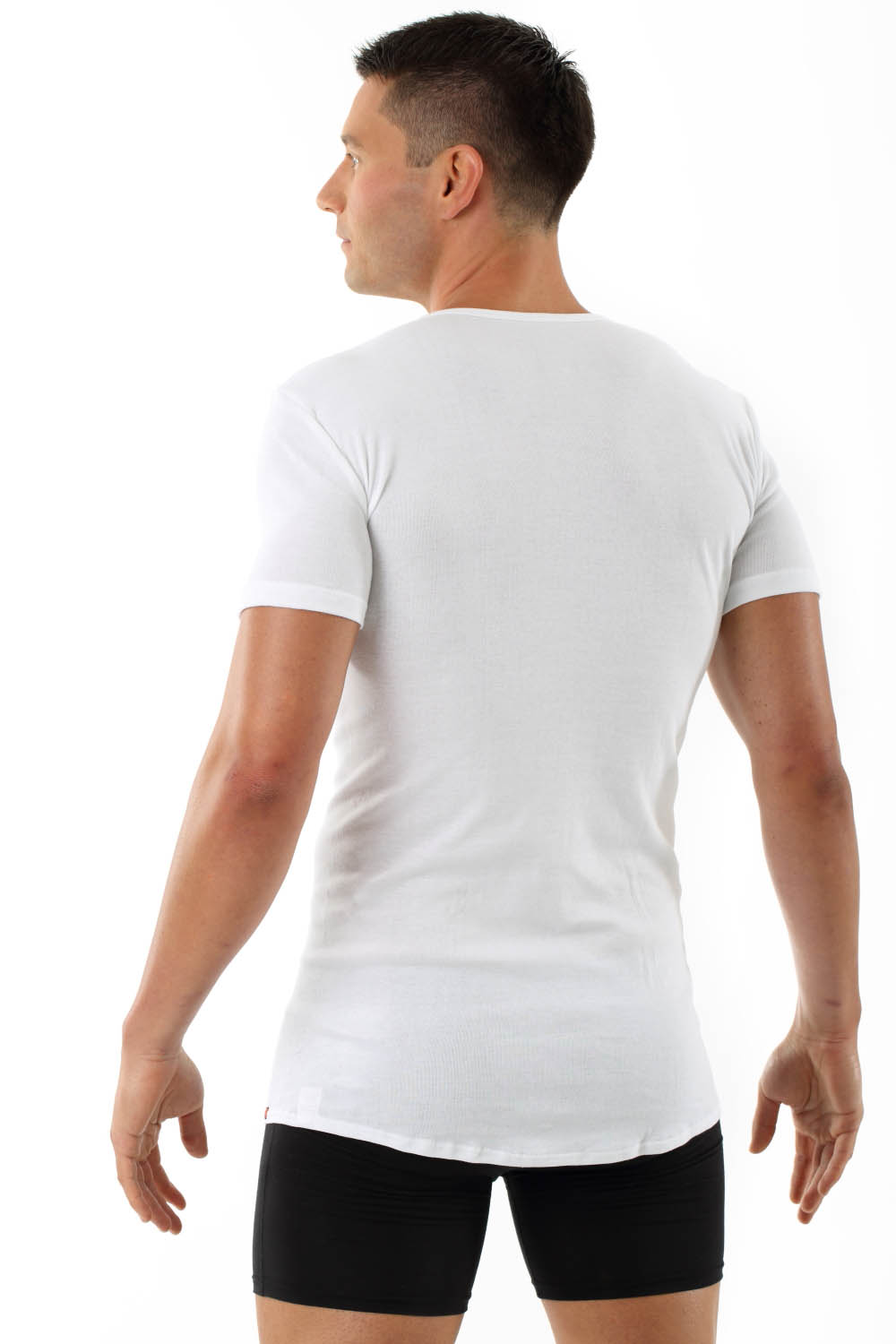 ALBERT KREUZ Men's organic cotton business undershirt "Berlin" with v