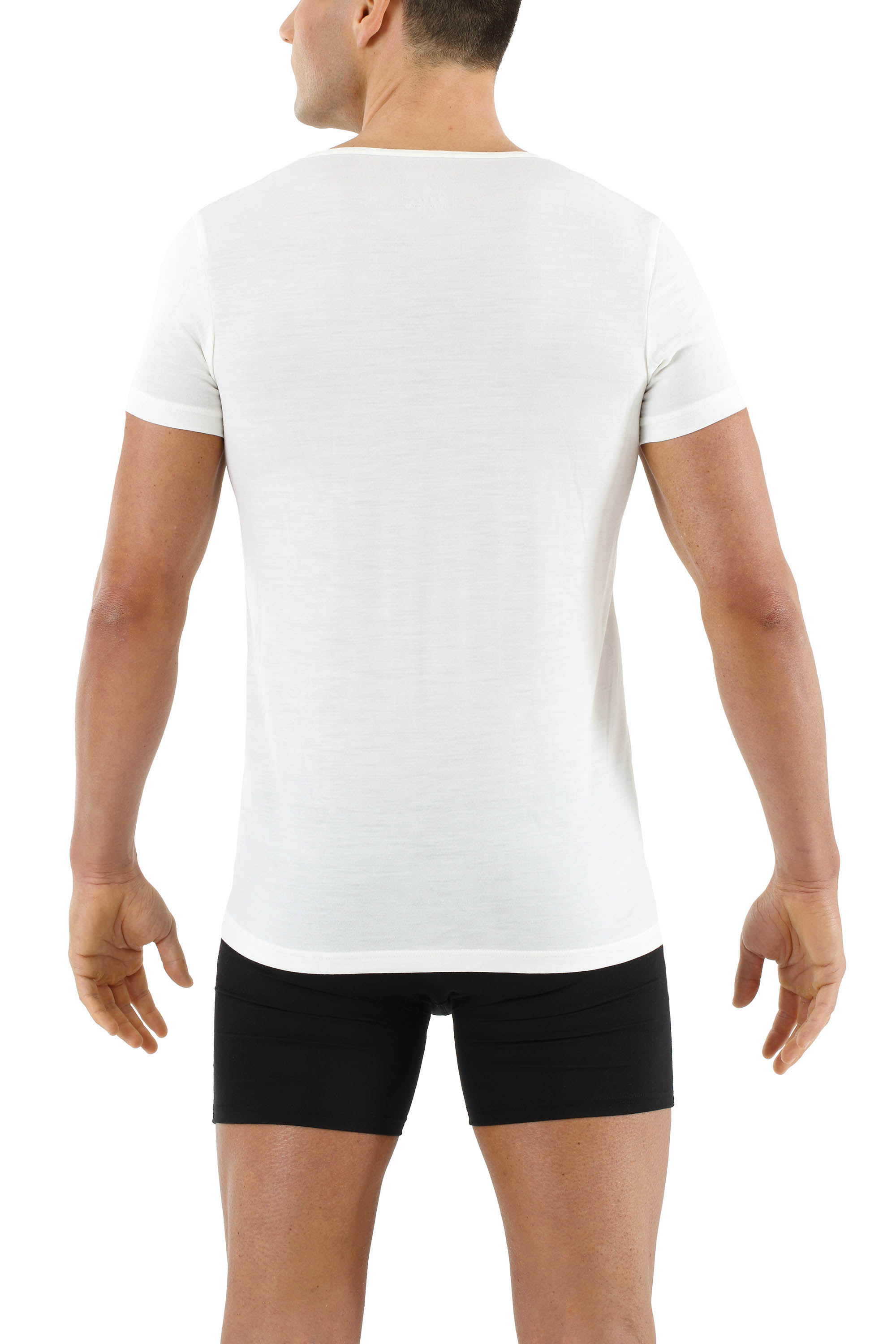 ALBERT KREUZ Men's mulesingfree merino wool undershirt short sleeves