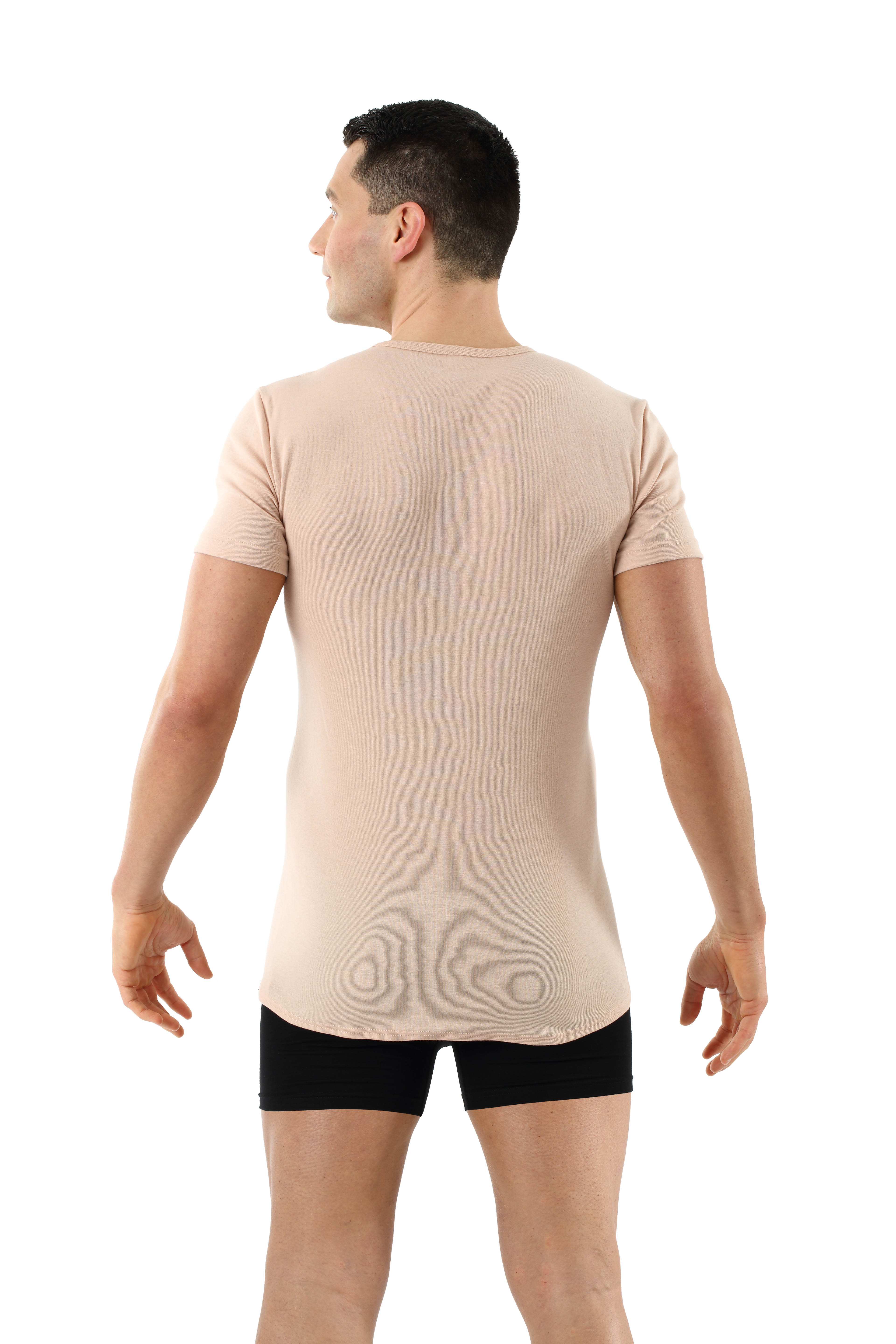 ALBERT KREUZ Men's invisible organic cotton undershirt "Berlin" with