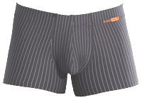 boxers pants black pinstriped